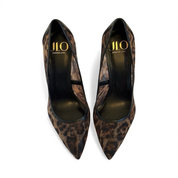 JLo Mesh Leopard Print Women's Shoes - Picture 1 of 3